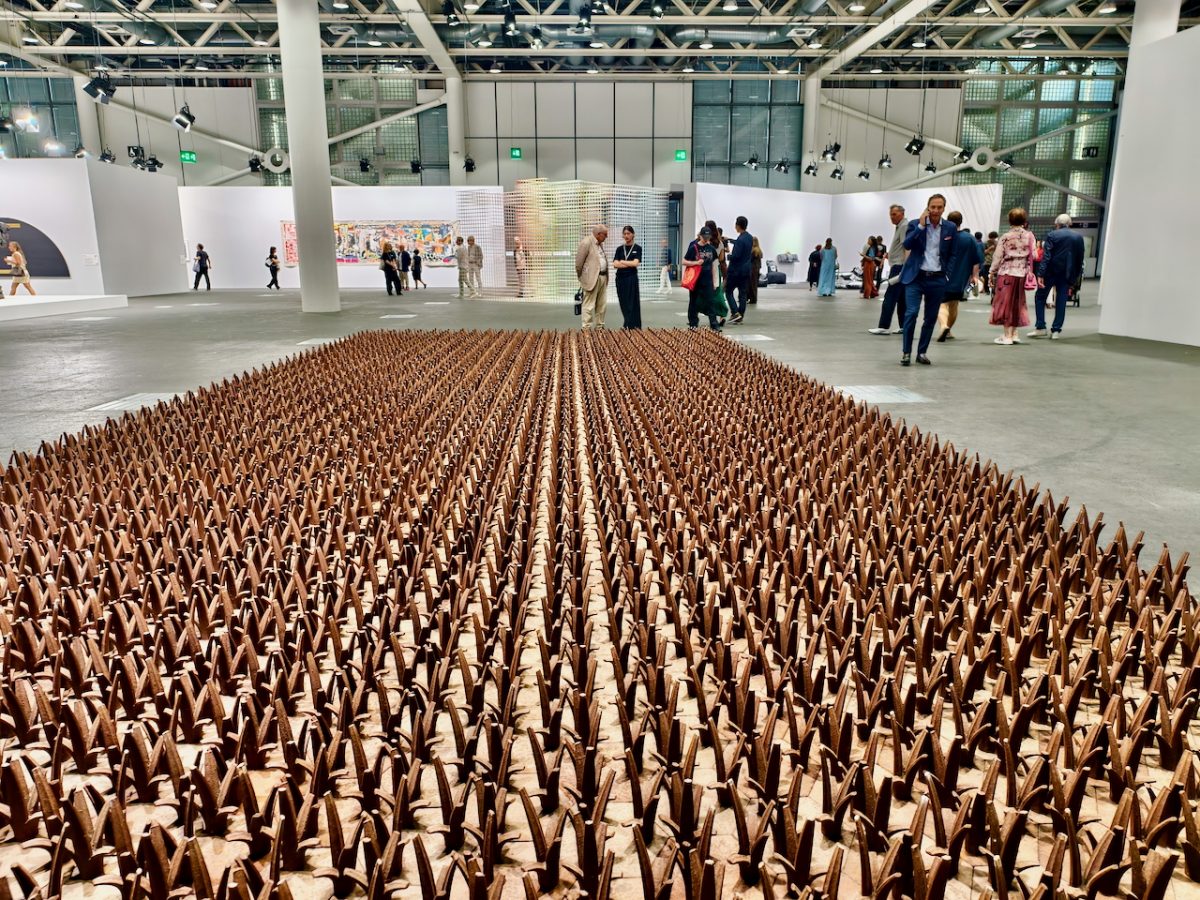 Ai Weiwei Iron Grass 2014