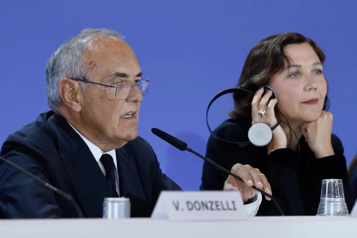 114793 Press Conference Venezia 83 Juries Alberto Barbera And Maggie Gyllenhaal Credits Ph Jacopo Salvi Courtesy Archivio Storico La Biennale Di Venezia