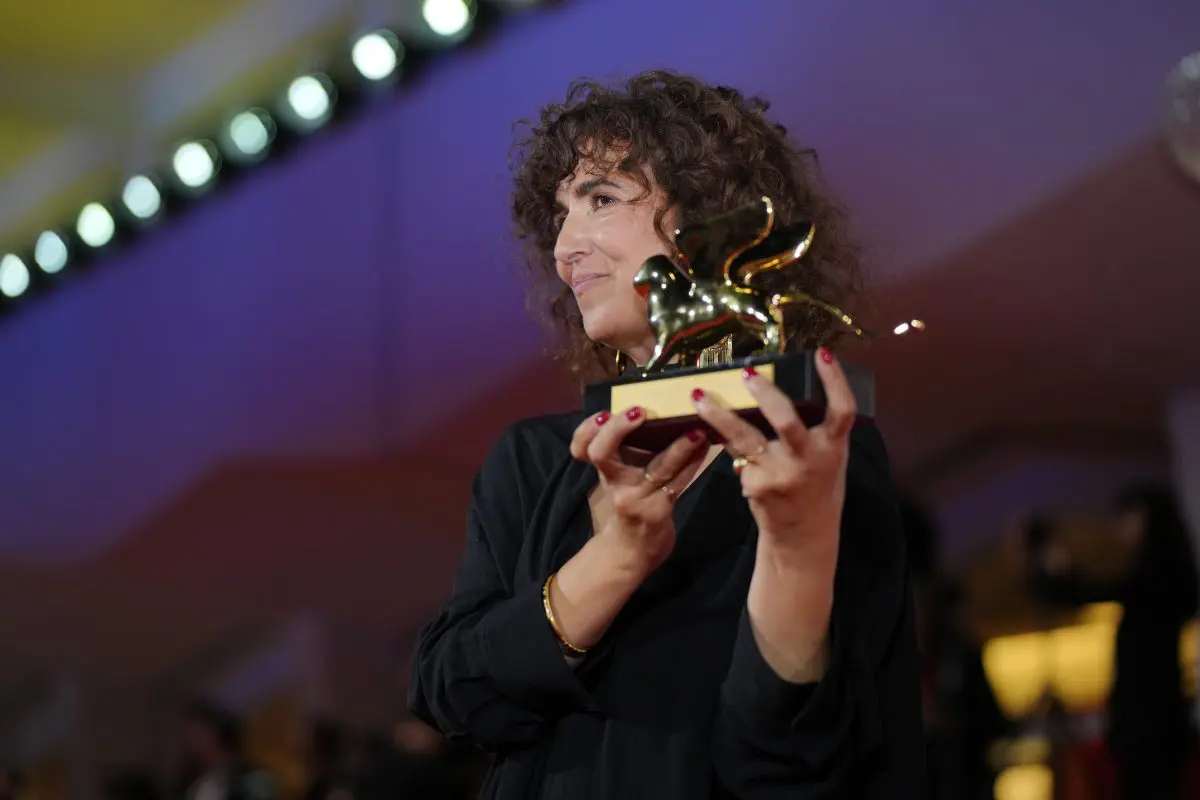 123721 Photocall Winners May El Toukhy Ph. Andrea Avezz Courtesy Archivio Storico La Biennale Di Venezia