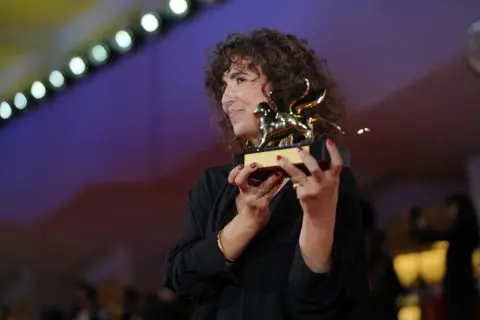 123721 Photocall Winners May El Toukhy Ph. Andrea Avezz Courtesy Archivio Storico La Biennale Di Venezia